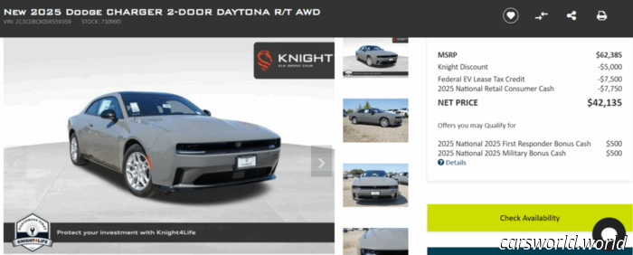У дилера Dodge лизинг Charger за $49 — реален, но на самом деле вы заплатите в четыре раза больше | Carscoops